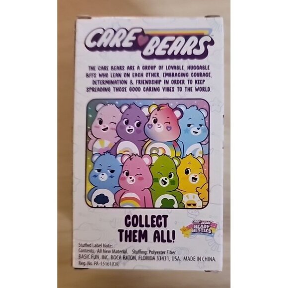 NEW, Care Bears GRUMPY Bear BLUE Micro Mini 3” Plush Stuffed Animal Basic Fun - Picture 3 of 5